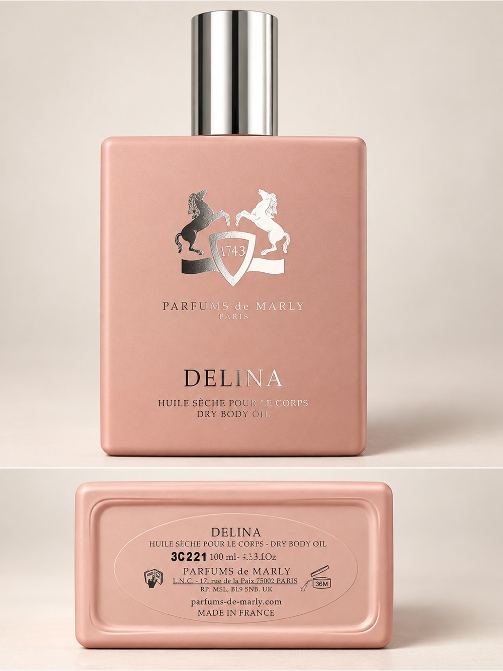 Parfums de Marly Delina Dry Body Oil — Dusty Pink